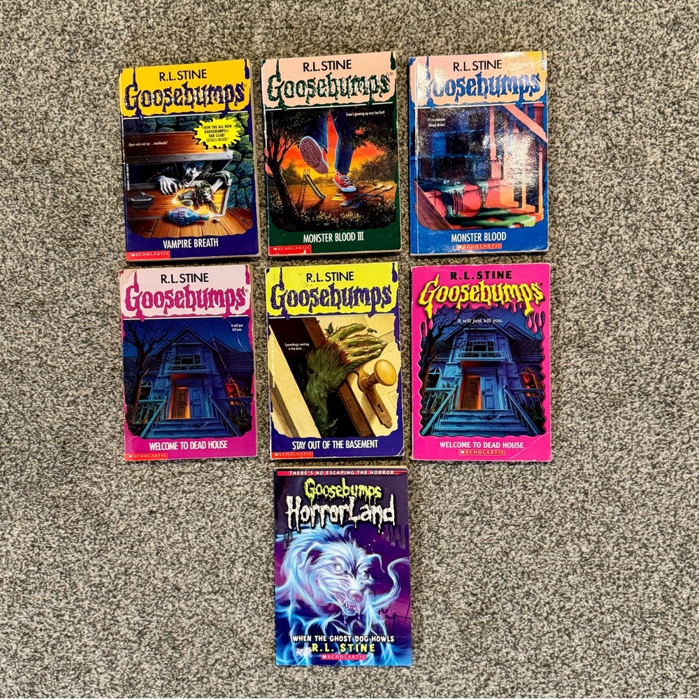 Vintage Goosebumps Paperback Book Lot